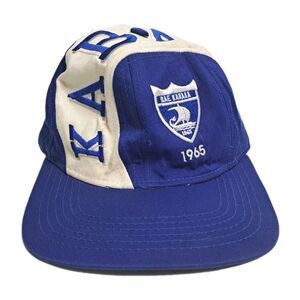 Kavala FC Vintage Hat Cap Greece Football Club Soccer Rare Blue White Beestar